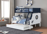 Nautia Twin/Full Bunk Bed Model Fm-Bk629Bl-Bed By Furniture Of America